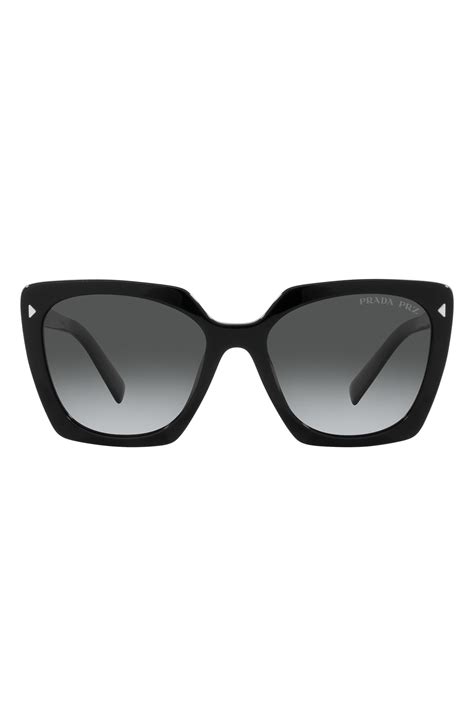 prada gradient curved-brow square sunglasses|Prada 58mm Gradient Square Sunglasses .